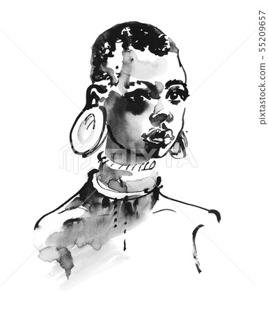 African woman 55209657