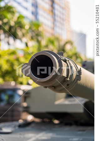 Tank gun close up Tank gun close up 55210481