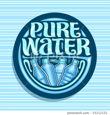 Vector logo for Pure Water 55212152