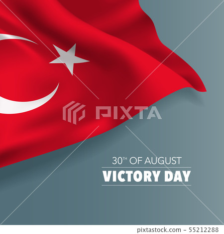 Turkey happy victory day greeting card, banner, Turkey happy victory day greeting card, banner, 55212288