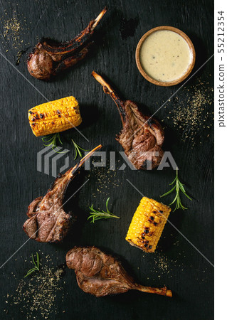 Grilled rack of lamb Grilled rack of lamb 55212354