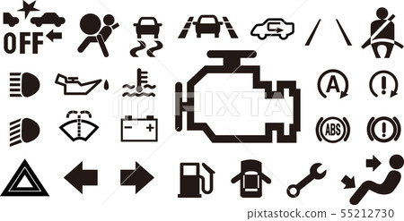 Car warning light material collection Car warning light material collection 55212730