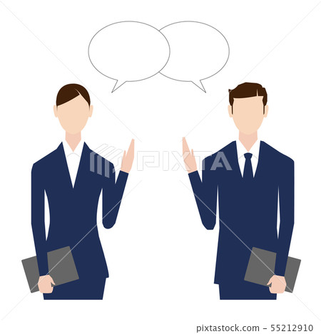 在衣服和女實業家的商人設置了兩個人 55212910