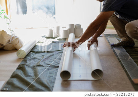 Japanese-Style Room Renovation Deteriorated Window Frame Rear Tech Repaint DIY 55213275