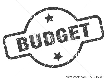 budget sign budget sign 55215366