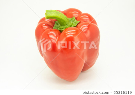 Red bell pepper or Sweet pepper or Capcicum Red bell pepper or Sweet pepper or Capcicum 55216119