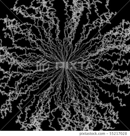 Data structure. Big data spreading model. Generative art 55217028