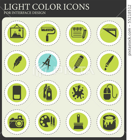 art tools icon set art tools icon set 55218512