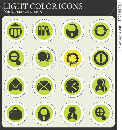 office icons set office icons set 55219408
