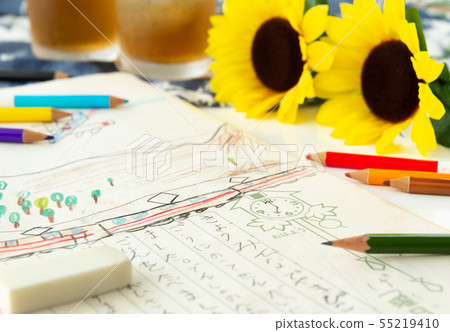 圖片日記暑假作業 55219410