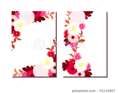 Illustration background of autumn chrysanthemum Illustration background of autumn chrysanthemum 55219807