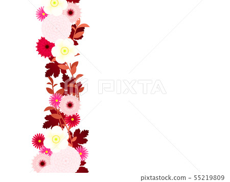 Illustration background of autumn chrysanthemum Illustration background of autumn chrysanthemum 55219809