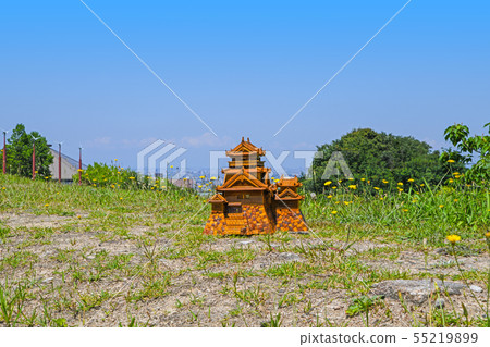 Model of distant view and castle from Okazaki Chuo General Park 55219899