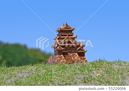 A model of the castle on the hill 55220006