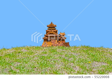 A model of the castle on the hill 55220008