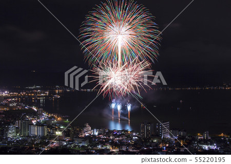 [Nagano Prefecture] Fireworks at Lake Suwa 55220195