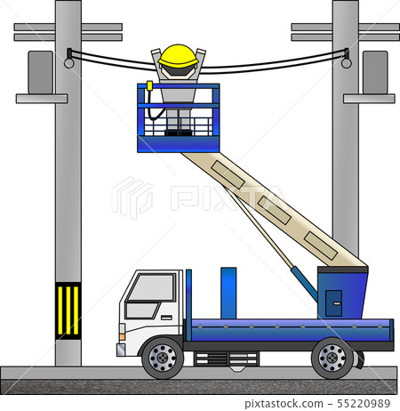 High place work vehicle (during high place work) 55220989