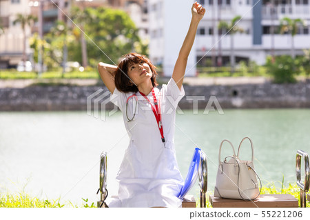 護士採取醫學圖像 護士採取醫學圖像 55221206