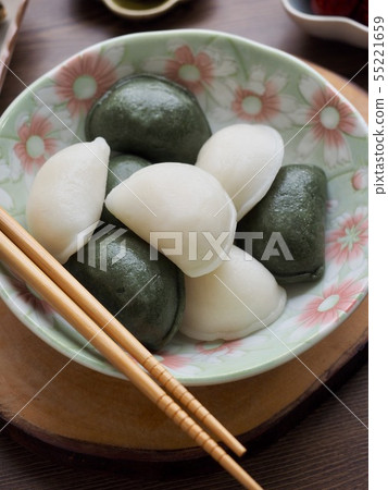 Korean traditional food Songpyeon, Hangwa Korean traditional food Songpyeon, Hangwa 55221659