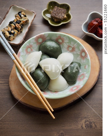 Korean traditional food Songpyeon, Hangwa Korean traditional food Songpyeon, Hangwa 55221660