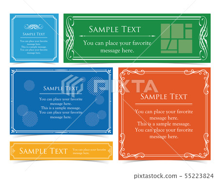 Antique style frame template - Stock Illustration [55223824] - PIXTA