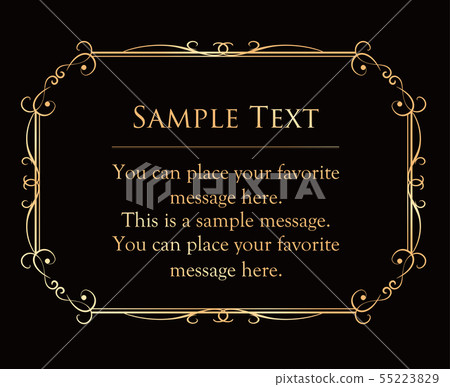 Antique style frame template Antique style frame template 55223829