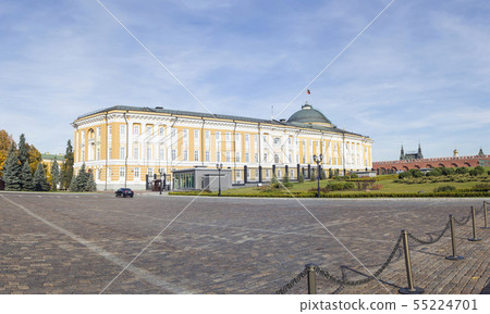 Inside of Moscow Kremlin, Russia (day). Panoramic Inside of Moscow Kremlin, Russia (day). Panoramic 55224701