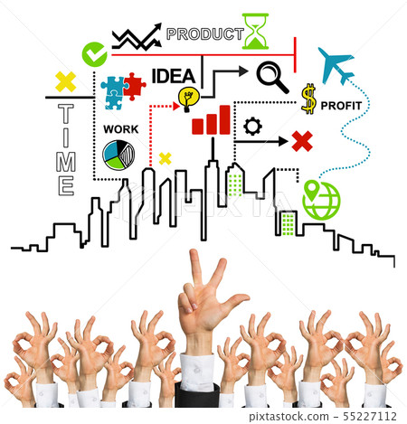 Business and teamwork concept 55227112