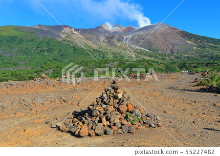 [北海道]山的景色 55227482