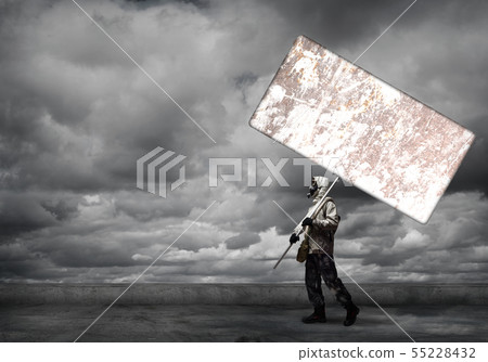 Apocalypse and disaster concept 55228432