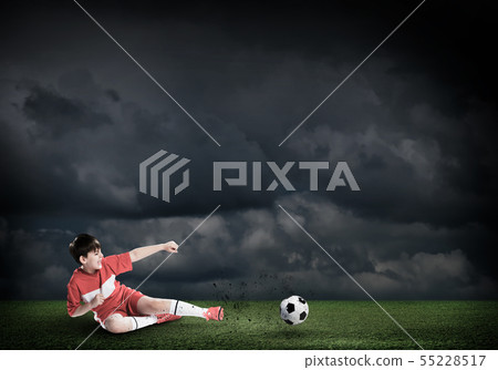 Young soccer player Young soccer player 55228517