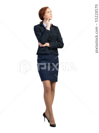 Thoughtful businesswoman Thoughtful businesswoman 55228570