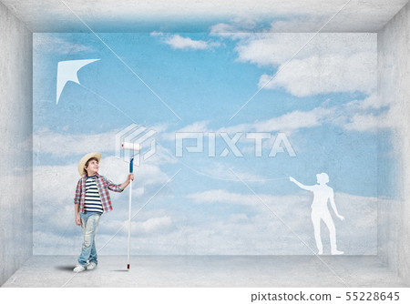 Happy childhood Happy childhood 55228645