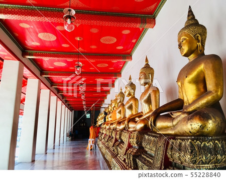 More Buddha image golden meditation at Wat Pho 55228840