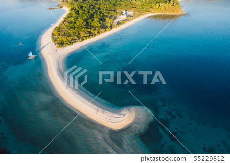 Spectacular beach in Philippines 55229812