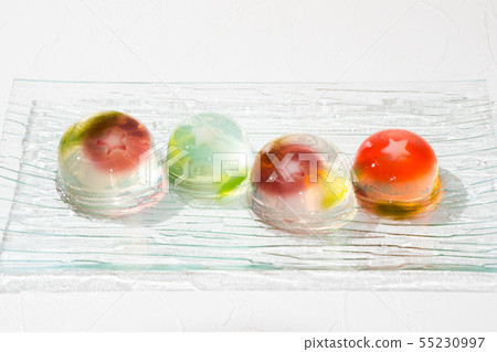 Summer Jelly Japanese style jelly with goldfish design Summer Jelly Japanese style jelly with goldfish design 55230997