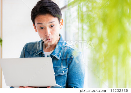 Male casual laptop Male casual laptop 55232886
