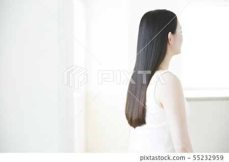 頭髮護理美容美女形象女人年輕女子 55232959