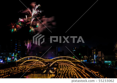 Isahaya Mantogawa Festival Fireworks Festival [Isahaya City, Nagasaki Prefecture] 55233062