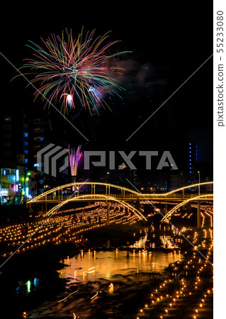 Isahaya Mantogawa Festival Fireworks Festival [Isahaya City, Nagasaki Prefecture] 55233080