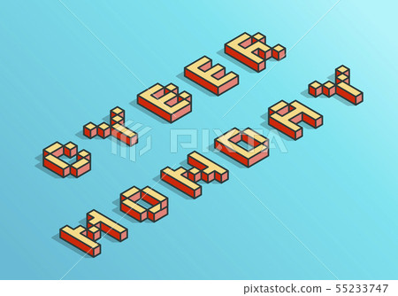 Cyber Monday background. Digital promo text in style of old 8-bit video games. Sale, discounts Cyber Monday background. Digital promo text in style of old 8-bit video games. Sale, discounts 55233747