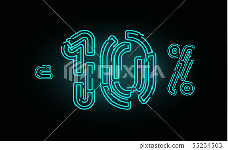 10 Sale poster concept. Ten percent discount banner design template for marketing, business 10 Sale poster concept. Ten percent discount banner design template for marketing, business 55234503