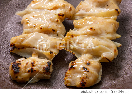 Yakitori (grilled with salt). 55234631
