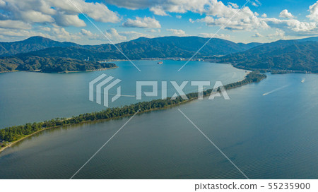 京都舞鶴Amanohashidate鳥瞰圖無人機DJI-股票照片襠窺視 京都舞鶴Amanohashidate鳥瞰圖無人機DJI-股票照片襠窺視 55235900