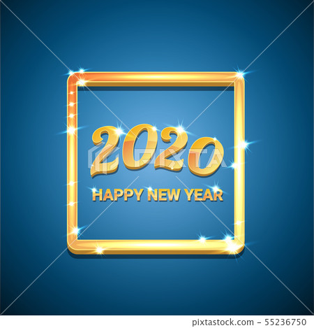 2020 Happy chinese new year of the Rat creative design background or greeting card. 2020 new year 55236750