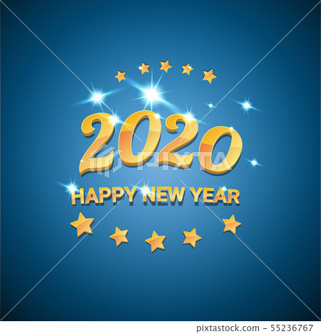 2020 Happy chinese new year of the Rat creative design background or greeting card. 2020 new year 55236767