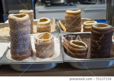 Kurtoskalacs traditional Hungarian twist roll 55237150