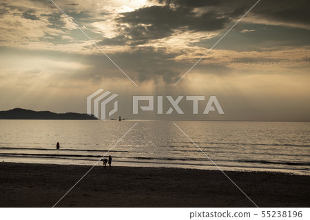 Clouds on the beach Clouds on the beach 55238196