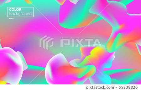 Pink background. Dynamic shapes 55239820