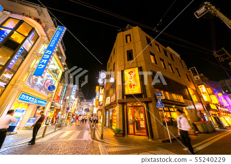 Kawasaki cityscape in Japan The downtown area of Kawasaki (Nakamise, Ginyanagi street) 55240229